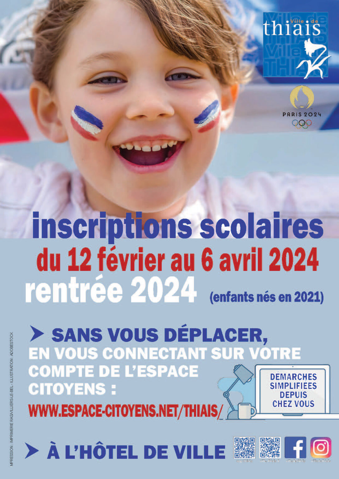 Inscriptions Scolaires 2024-2025 - Ville De Thiais